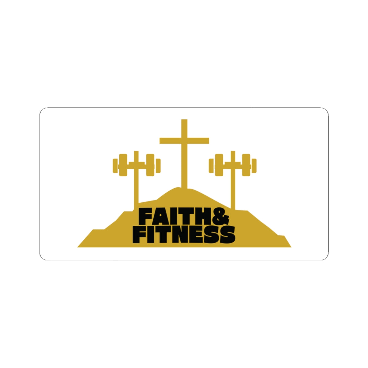 Faith & Fitness Sticker